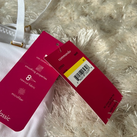 NWT Commando Lifted Classic White Tube Top with Shelf Bra Size M - Picture 4 of 10